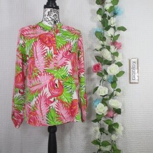 BUCKHEAD BETTIES Flamingo Top Size Small